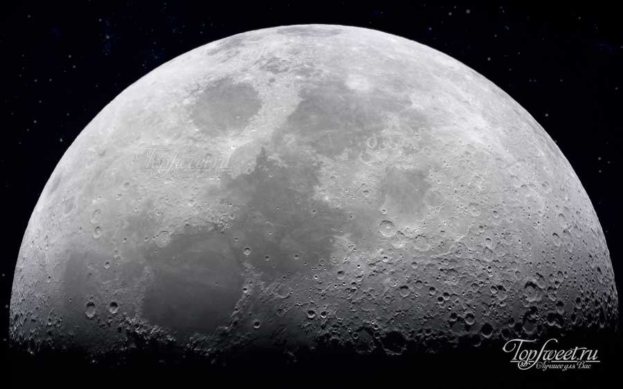 Сравнительные размеры Луны, Плутона и Харона