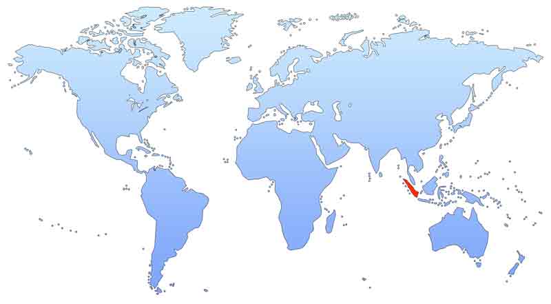 Суматра на карте