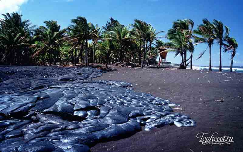 Черный пляж Килауэа. ТОП-10 самых опасных пляжей