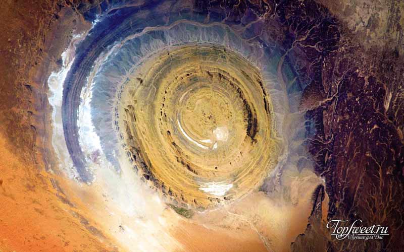 Глаз Сахары. Геологические достопримечательности Земли