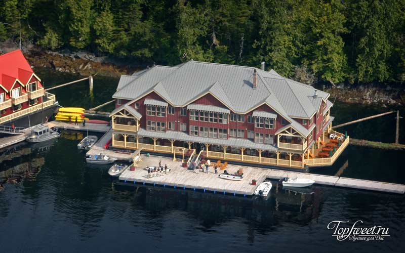King Pacific Lodge. Уникальные отели на воде