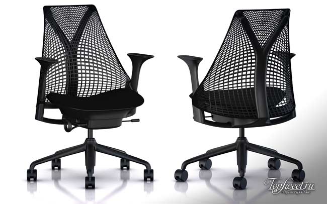 Sayl Chair by Herman Miller. Лучшие эргономичные офисные кресла